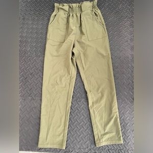 Baggy pants, elastic waist